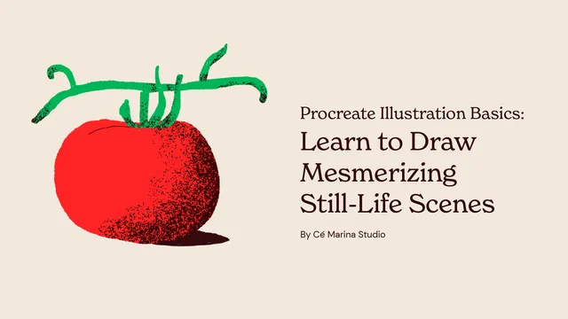 Procreate 일러스트레이션 기초: 매혹적인 정물 장면을 그리는 법 배우기